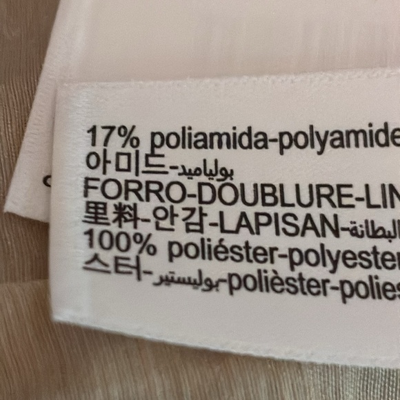 NWT. Massimo Dutti Golden Linen Blend Flowing Trousers with Darts. Size 6. - Picture 10 of 13